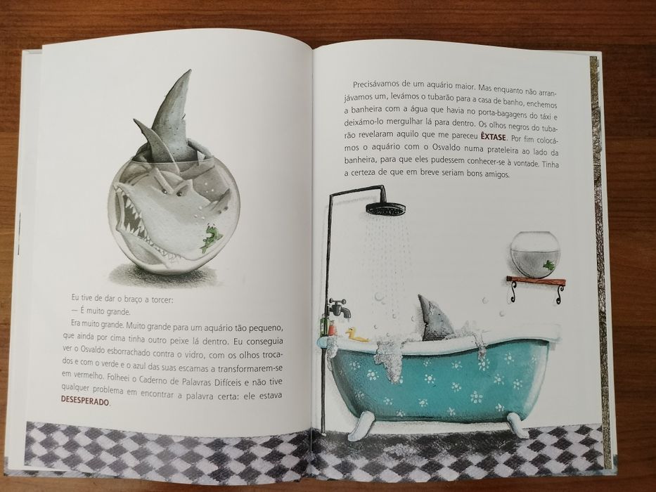 Livro "O Tubarão na Banheira" de David Machado