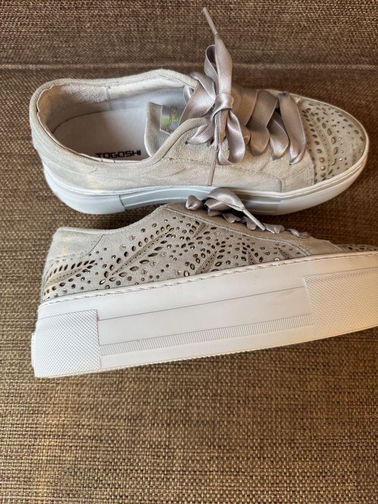 Sneakersy Togoshi z cyrkoniami 36/37