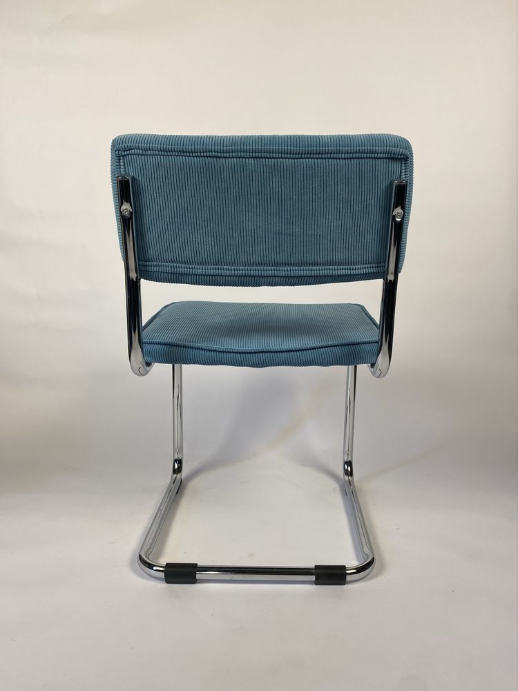 Krzesła Mid-Century DUTCH DESIGN niebieskie