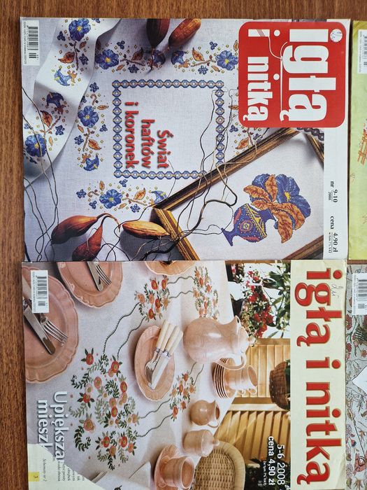 Igłą i nitką 4 czasopisma