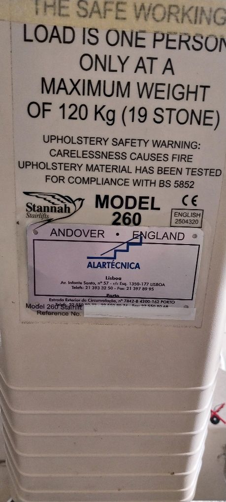Cadeira eléctrica sttannah