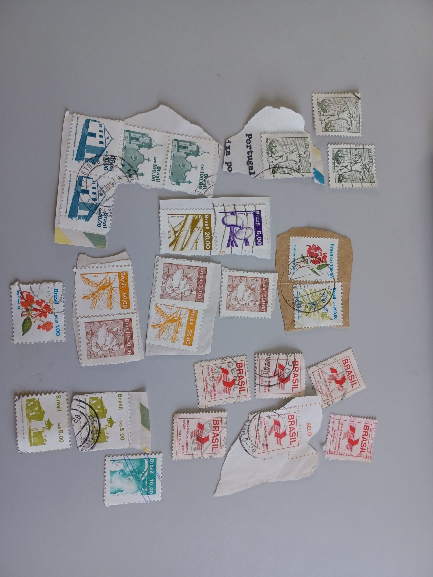Lote de selos de varios paises