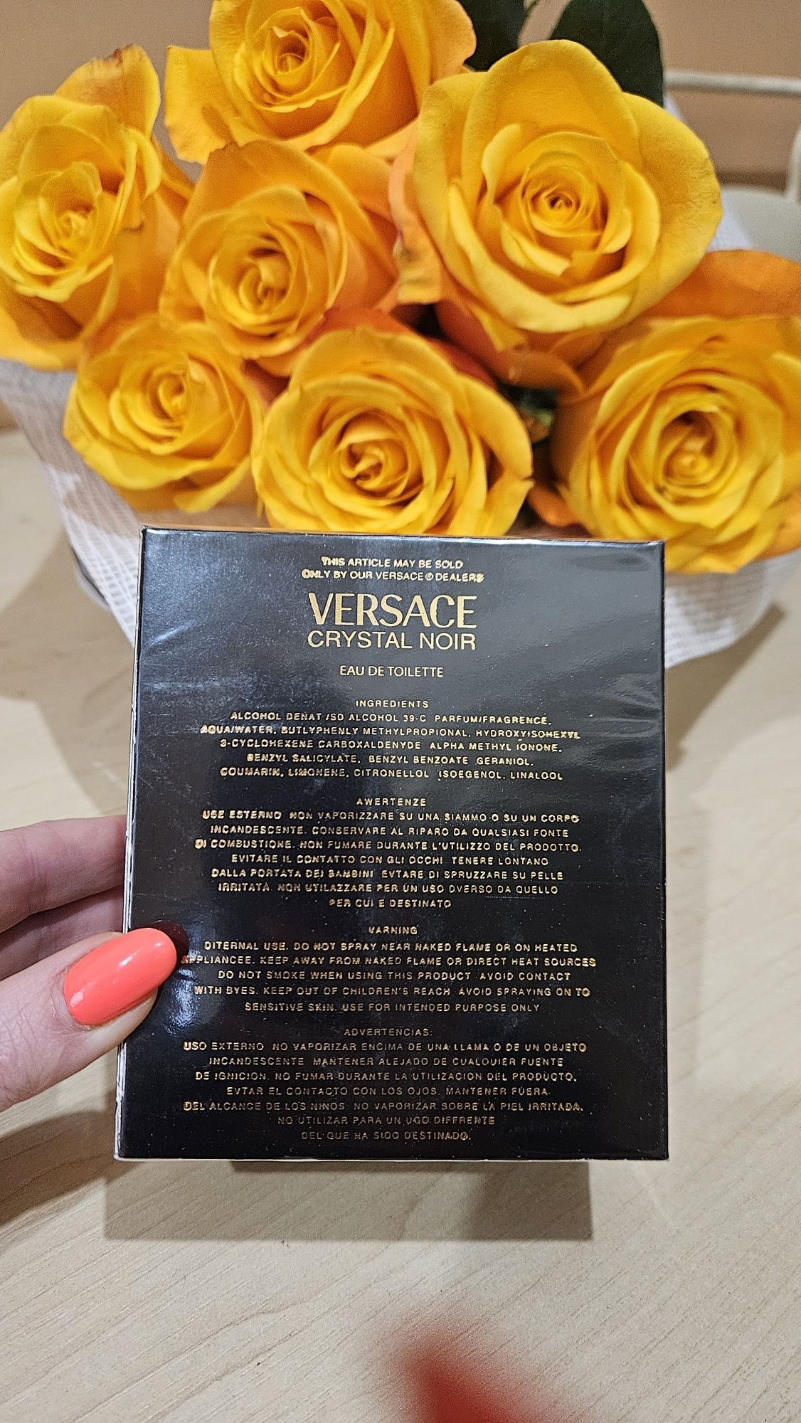 ДУХИ ПАРФУМ жіночий Versace Crystal Noir 90 ml