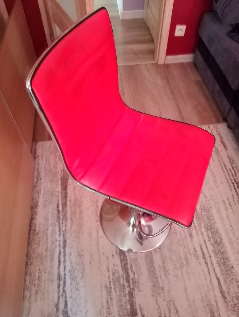 Krzesło barowe wysokie regulowane góra dol