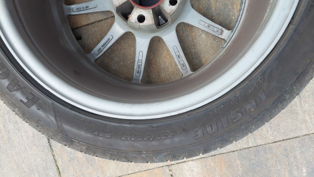 4x koła do BMW 235/45 R17 94Y Falga aluminowa szpycha