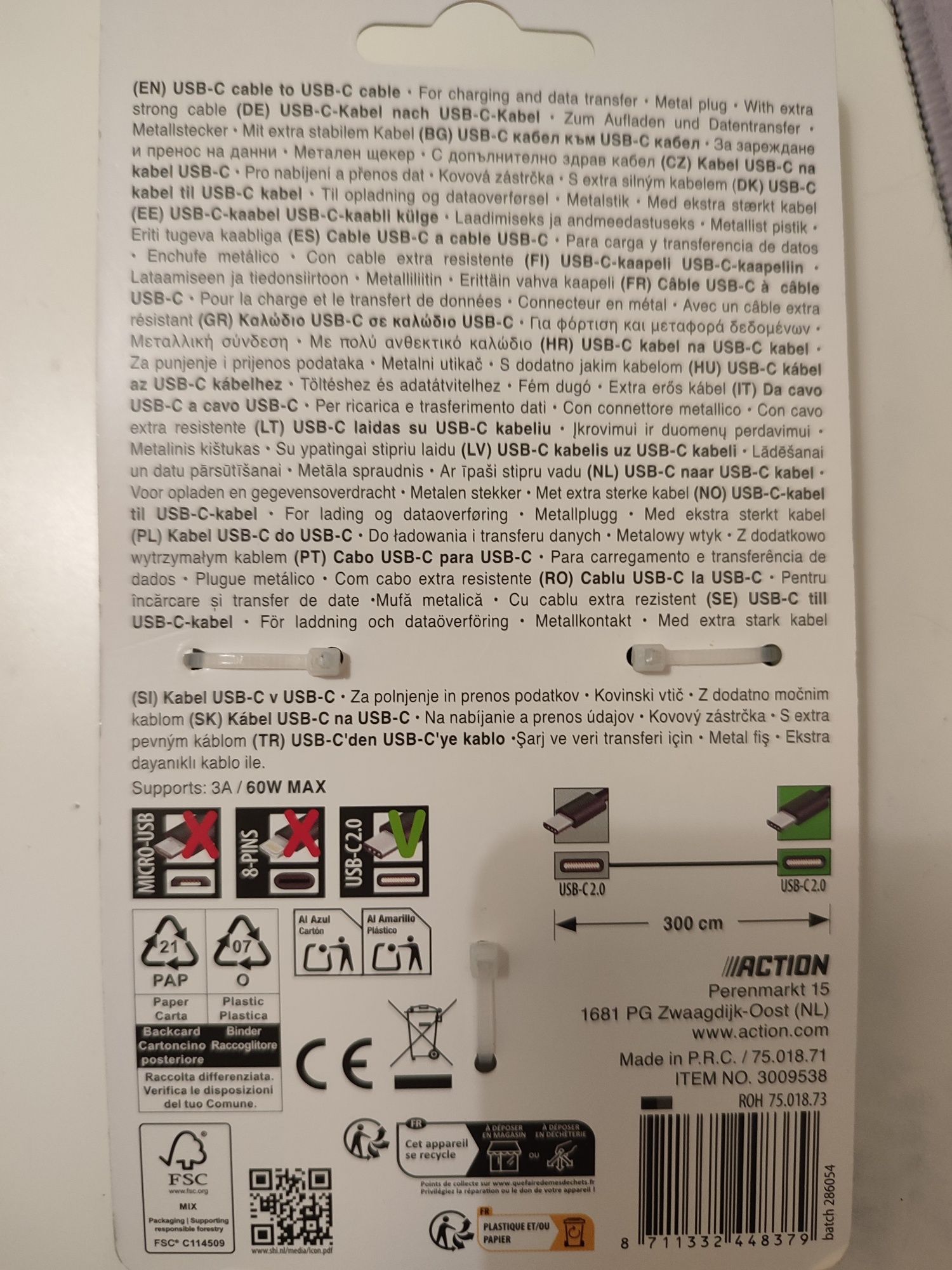 Kabel USB-C do USB-C I Sologic