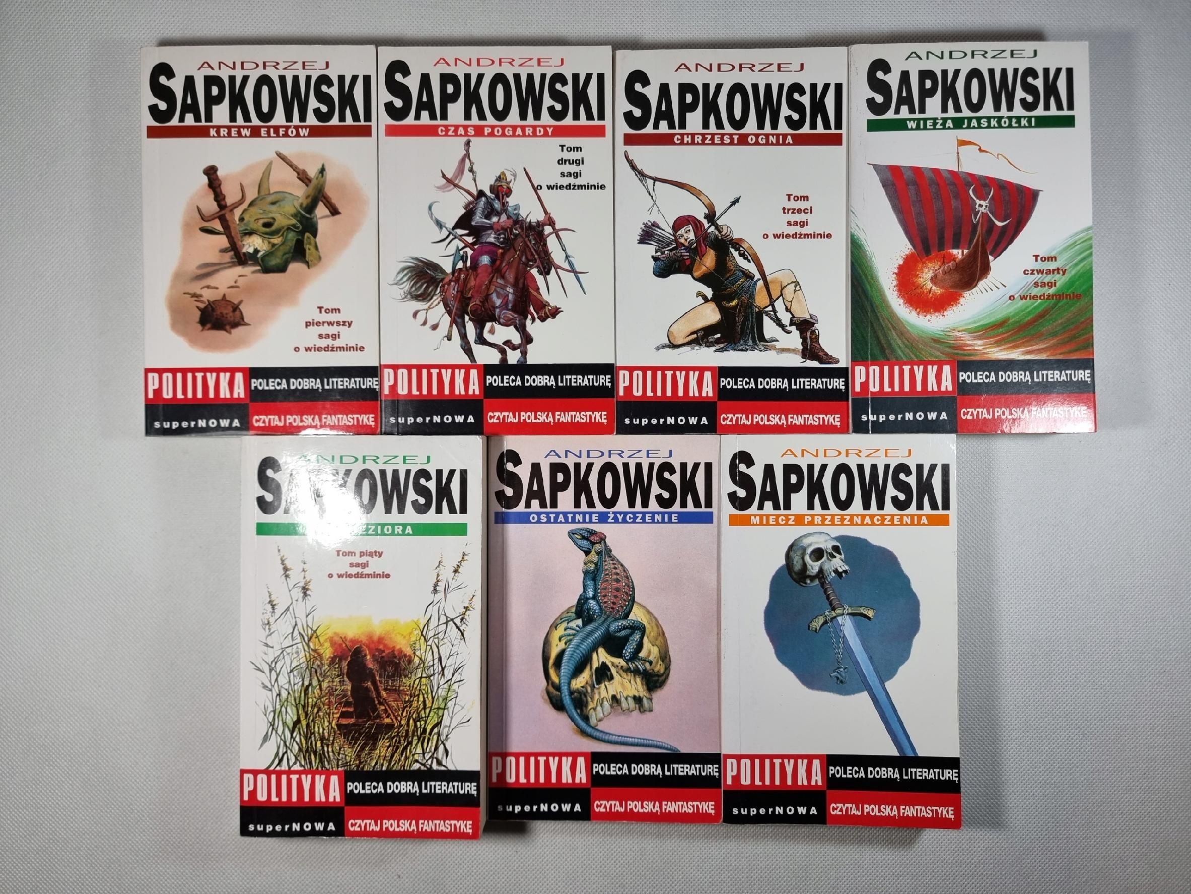 Wiedźmin 1-7 / SuperNOWA / Andrzej Sapkowski