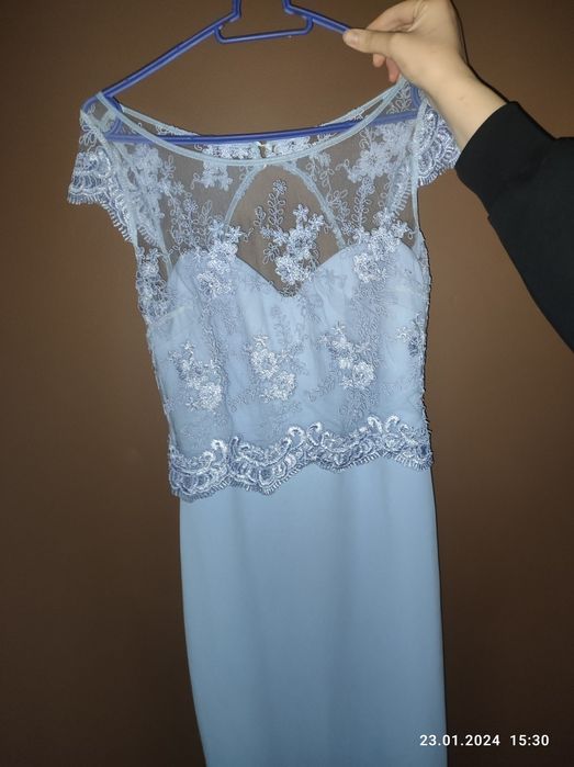 Sukienka trencz dłuższy tył