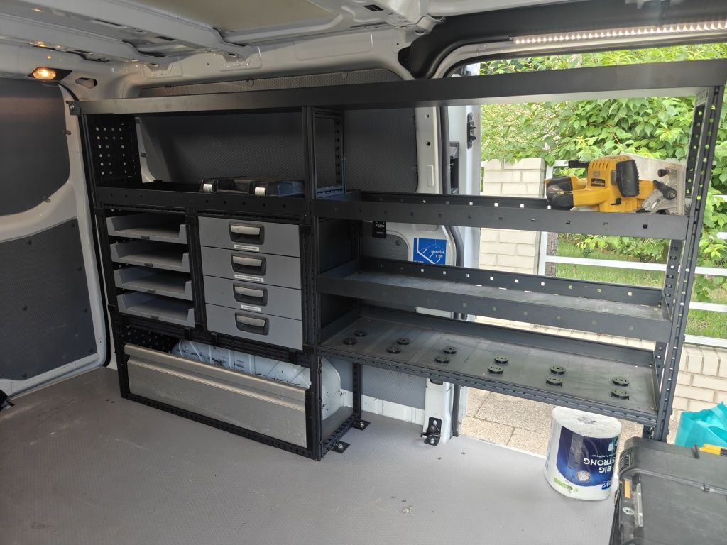 Zabudowa Regały Moduł System Ford custom