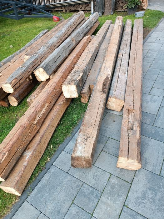 Stare belki drewno deski belka ciosane drzewo deska dekoracja vintage