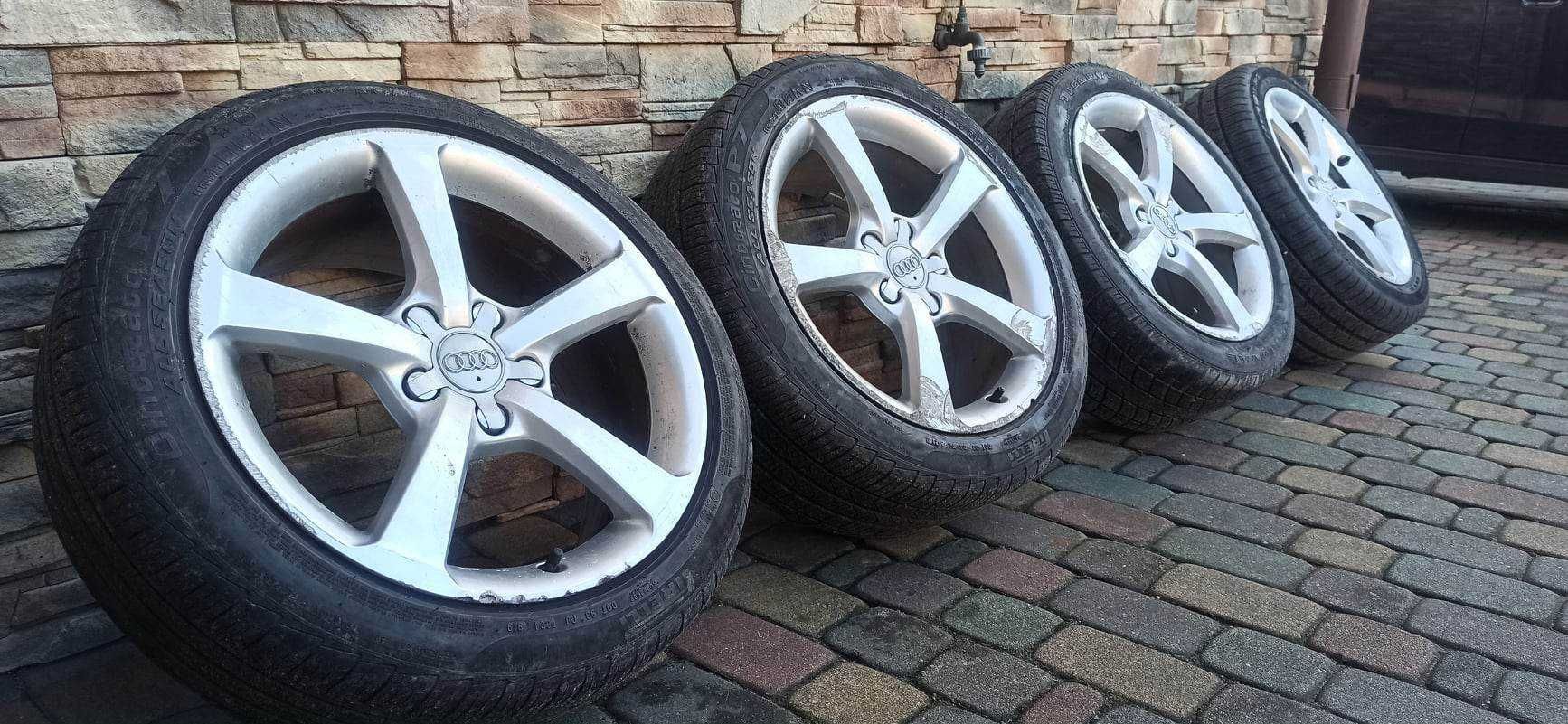 koła audi a3 8v felgi OEM 17 5x112 Pirelli cinturato P7