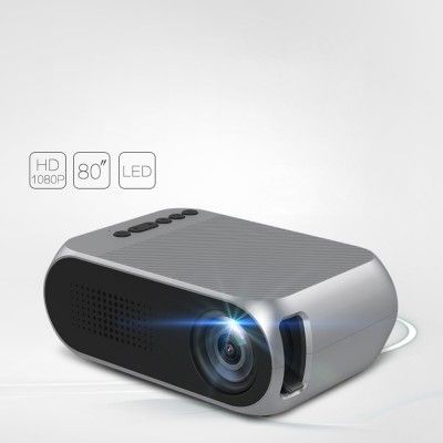 projector LED video fotos musica HD USB HDMI MicroSD pequeno compacto