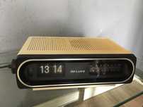 Digital Uhrenradio de Luxe zegar klapkowy z radiem vintage lata 70