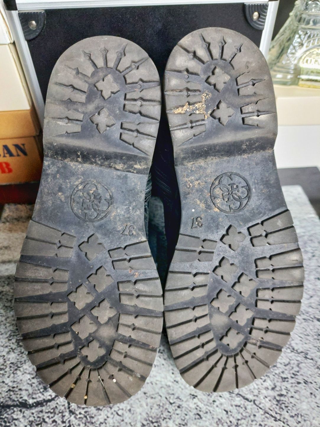 Buty Trapery trzewiki Guess Talisi Czarne