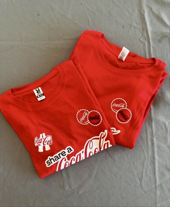 Pack 2 tshirts coca cola