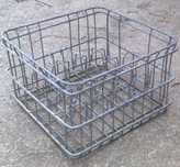 Skrzynka/transporter metalowy na butelki LOFT PRL