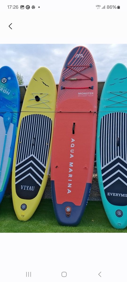 Syp Aqua Marina  366cm x84. Nowe zapakowane całe zestawy z gwarancją