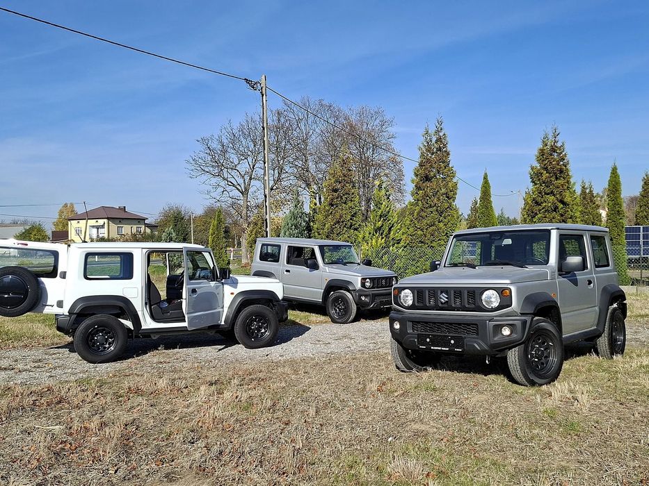 Suzuki Jimny Nowy, dostępny od ręki, faktura VAT 23%, możliwość VAT1