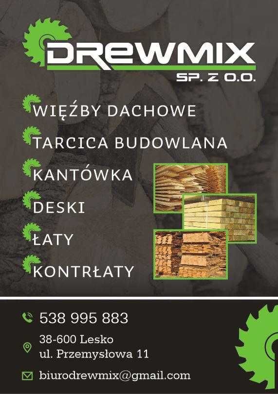 Więźba dachowa/Tarcica budowlana /Kantówki/Deski/Tartak