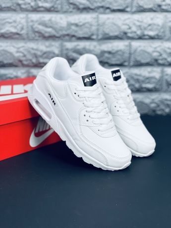 Кроссовки женские белые Nike Air Max 90, найк стильные