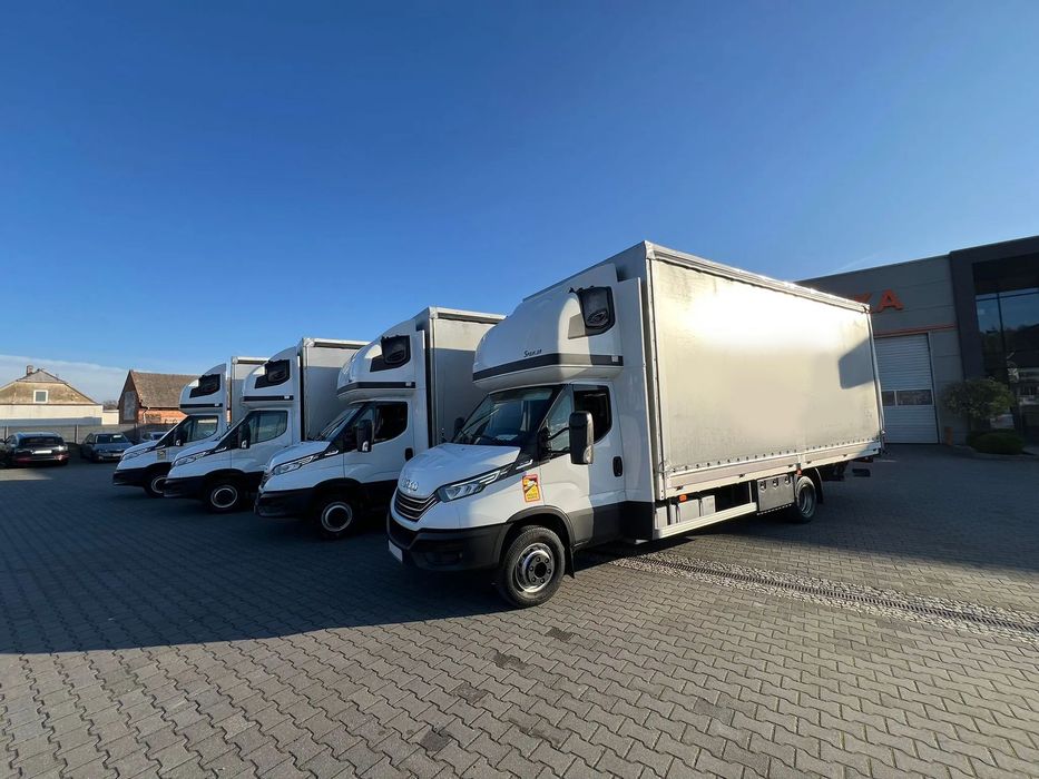 Iveco DAILY 72C18 70C18 HI-MATIC EURO 6E FIRANKA+SUWANY DACH+WINDA 1000 kg  nr.213 1 Wł. Salon PL Firanka Suwany Dach Winda 1000 kg Pneumatyka