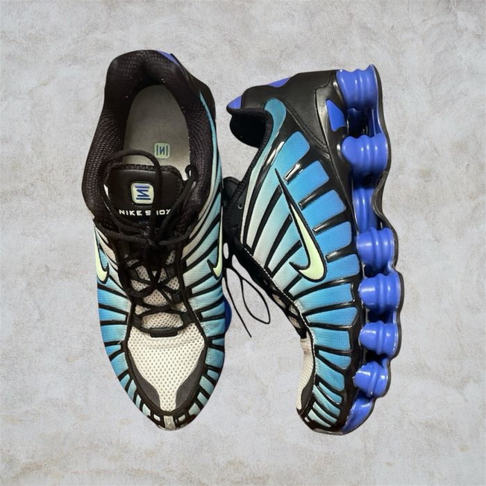 Nike Shox TL Vapor Green Racer Blue Size 44