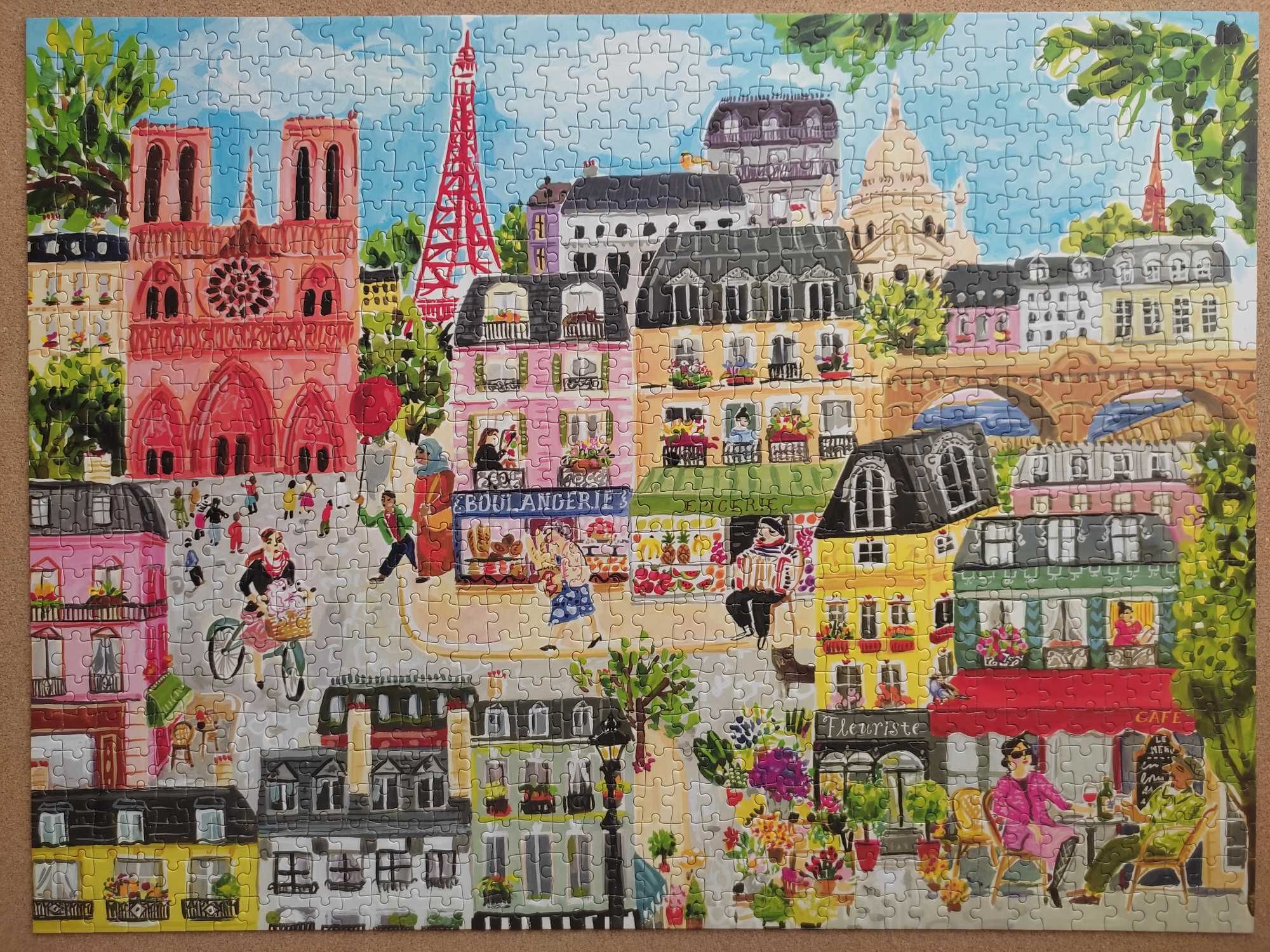 Puzzle eeboo Paris 1000