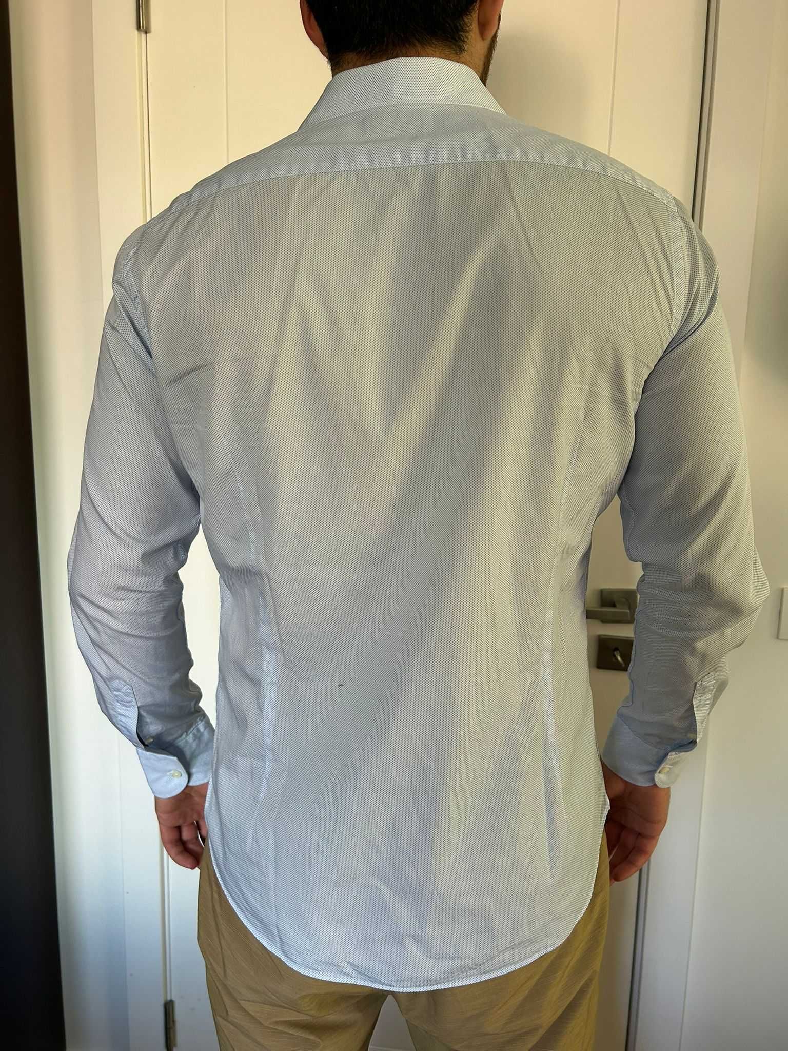 Camisa MASSIMO DUTTI Azul Clara