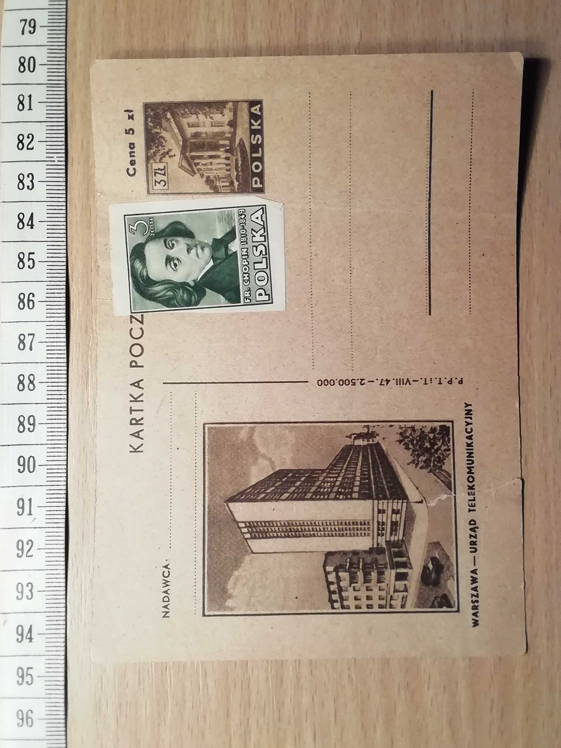Kolekcja pocztówek i kart starych z różnych miast