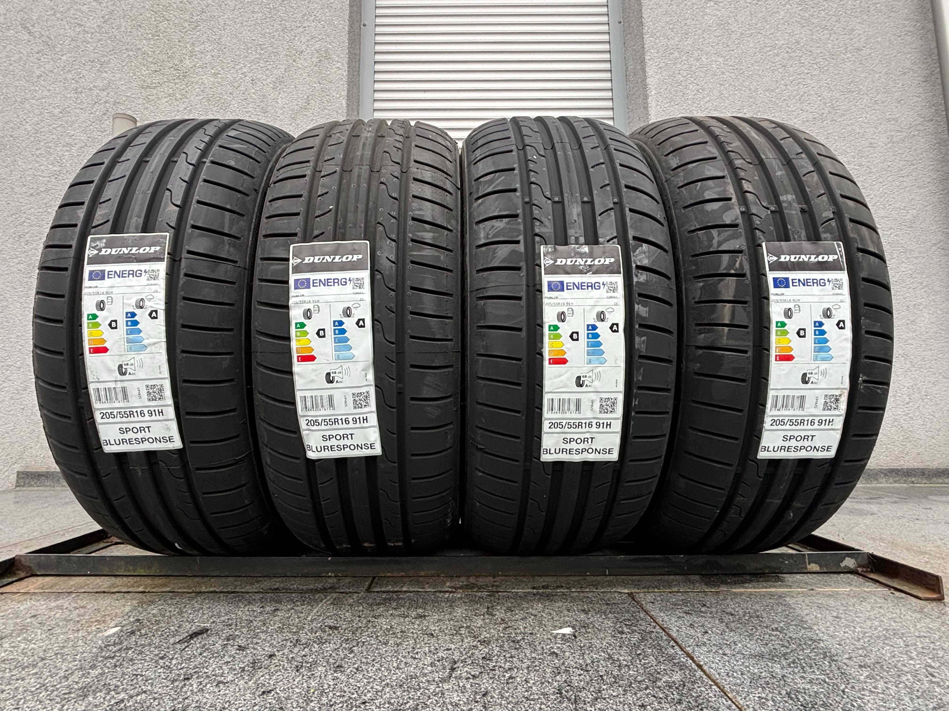 Letnie 205/55R16 Dunlop SportBluResponse prod. 2025r B,A,68db gwarancj