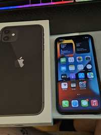 Apple iPhone 11 128gb czarny black stan bdb pudełko