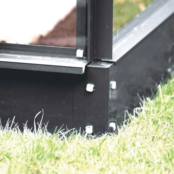 Black Week! Aluminiowa szklarnia ogrodowa LAMS CARVI szkło hartowane