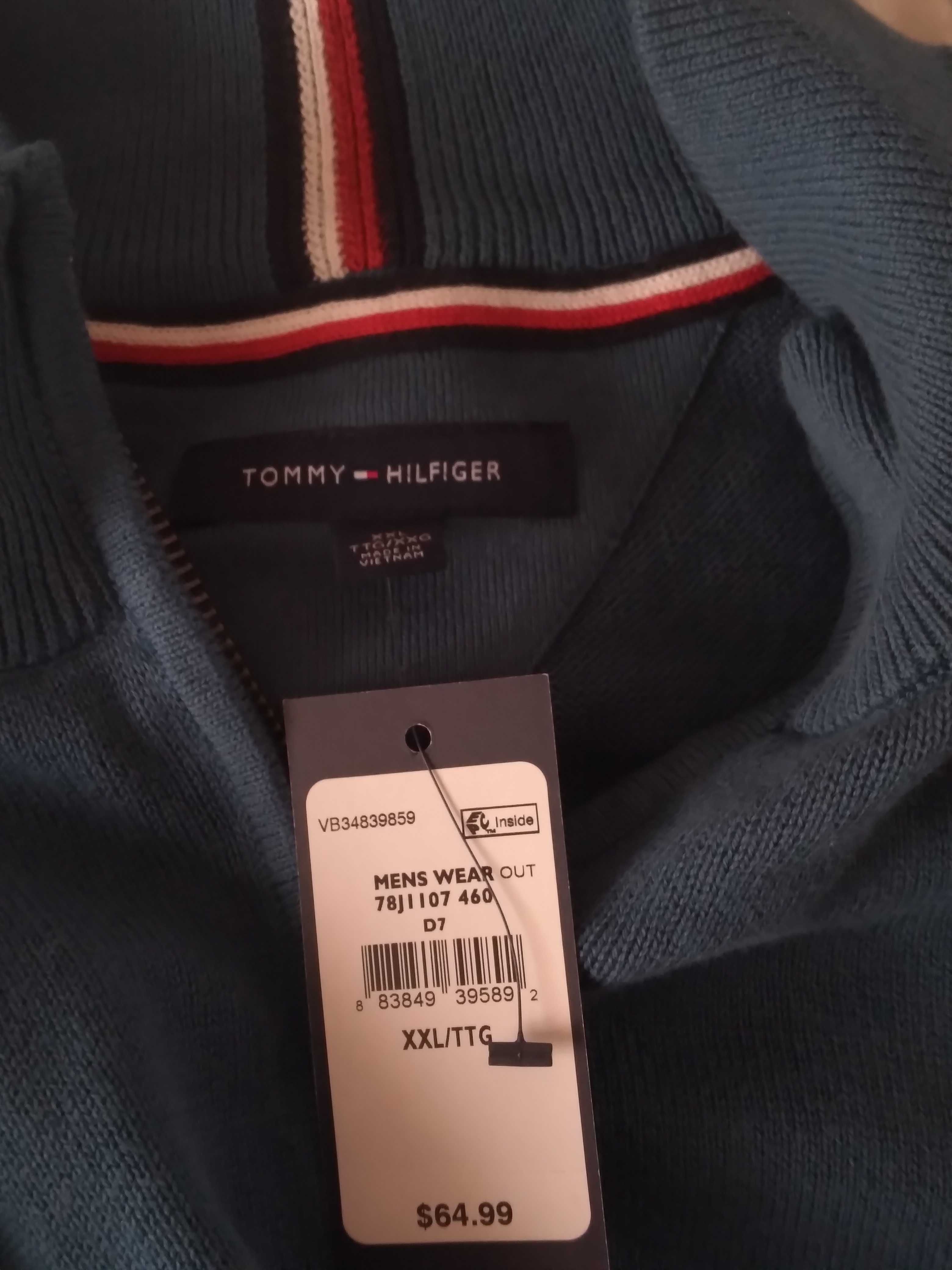 Bluza ze stójką męska Tommy Hilfiger XXL