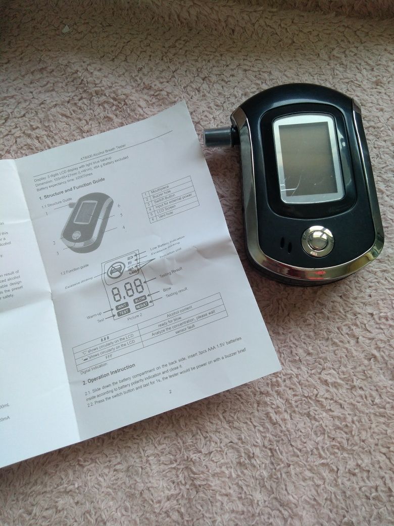 Alkomat AT 6000 operation manual