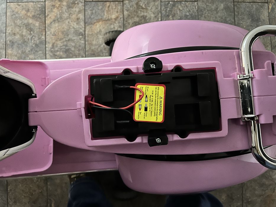 Moto eletrica vespa criança