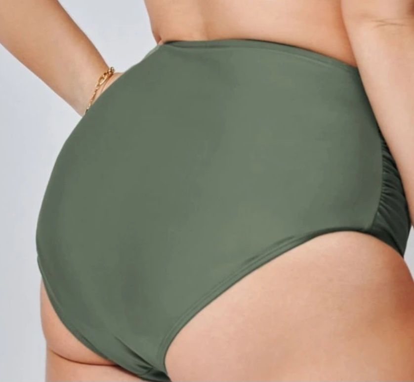 Cueca biquíni verde tropa