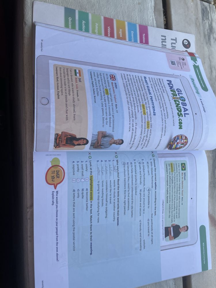 Manual de ingles curso profissional 10ano