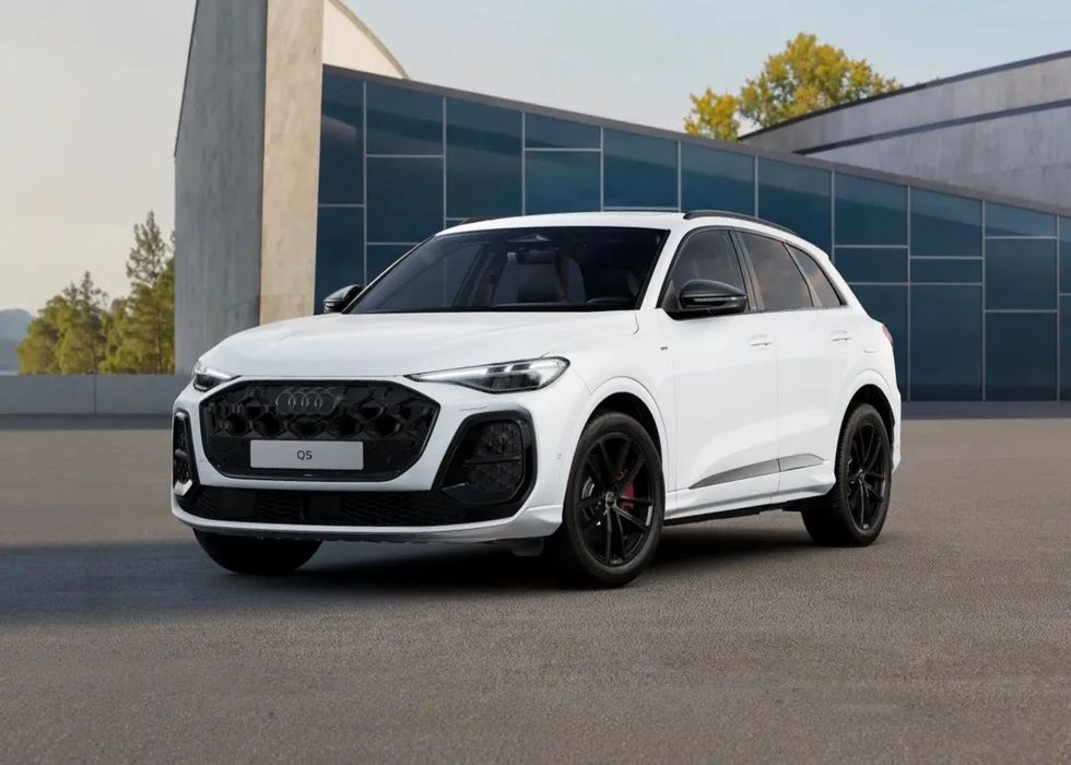 Audi Q5 e-hybrid 367KM Quattro S line + Pakiet Czerni - od ręki - leasing 101%