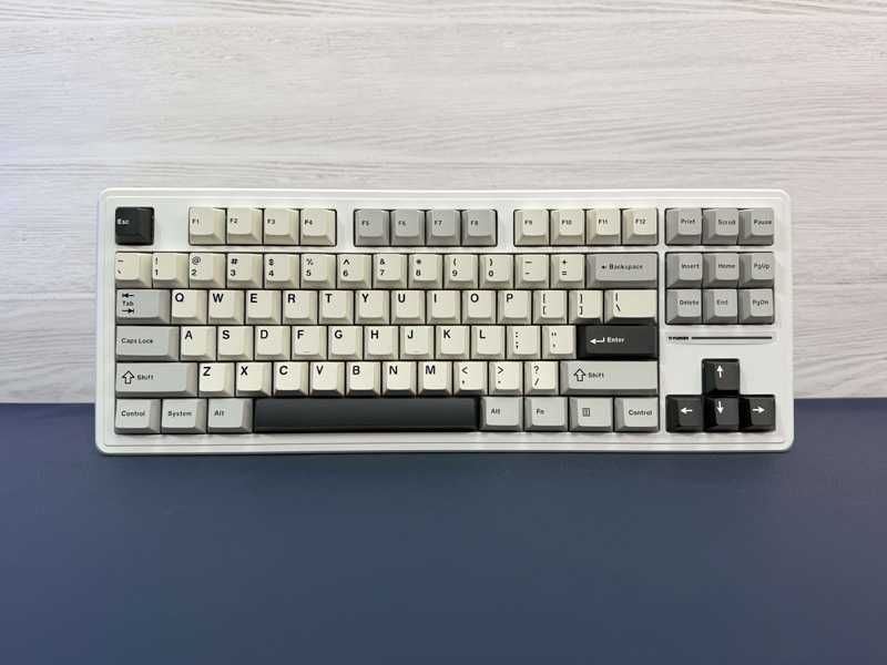 Механічна бездротова клавіатура YUNZII - YZ87 Milk Switch rgb Hotswap