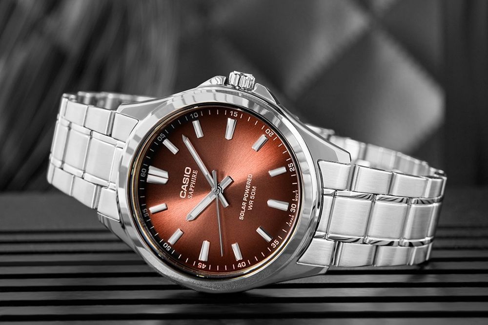 Zegarek Męski CASIO Solar MTS-RS100D-5AVDF + BOX