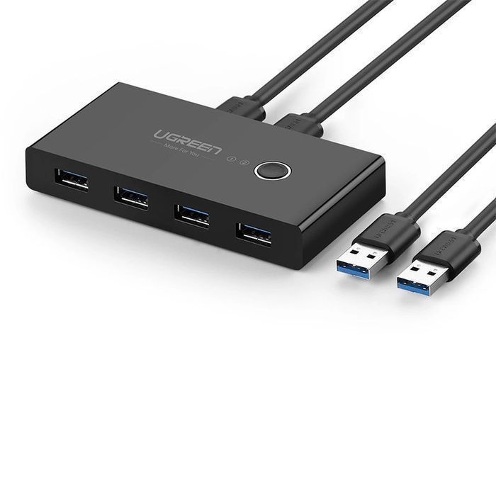 Ugreen switch box HUB przełącznik 4x USB 3.2 Gen 1 rozdzielacz USB