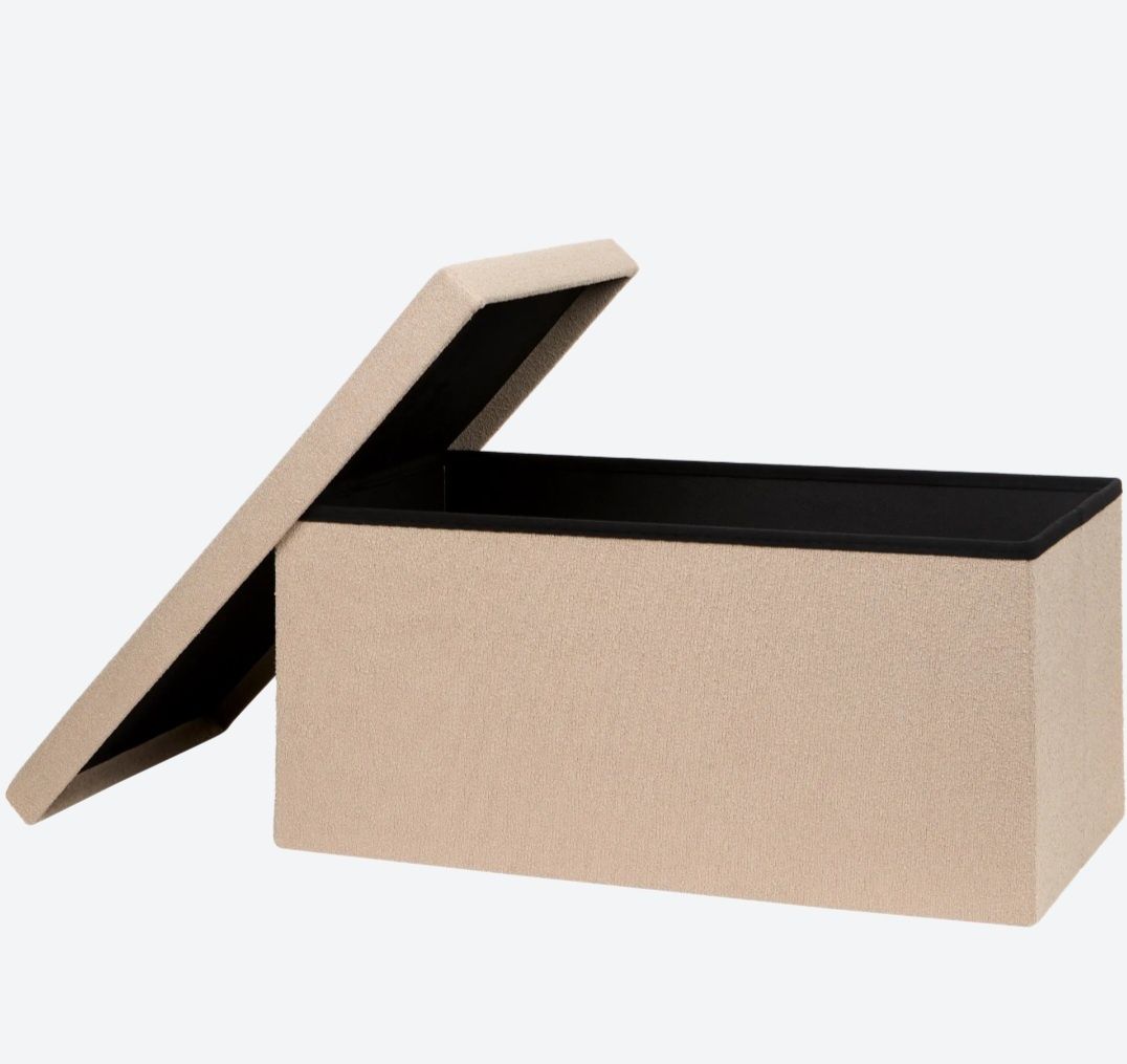 Baus para guardar artigos para sentar e para decoracao 3 em 1