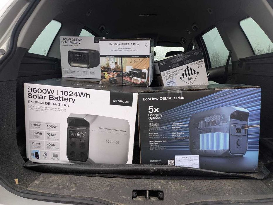 EcoFlow DELTA 3 Plus нова європейська запакована зарядна станція