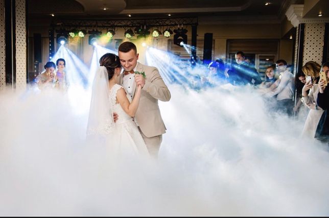 Важкий дим, спецефекти, туман, конфетти, свадьба, весілля