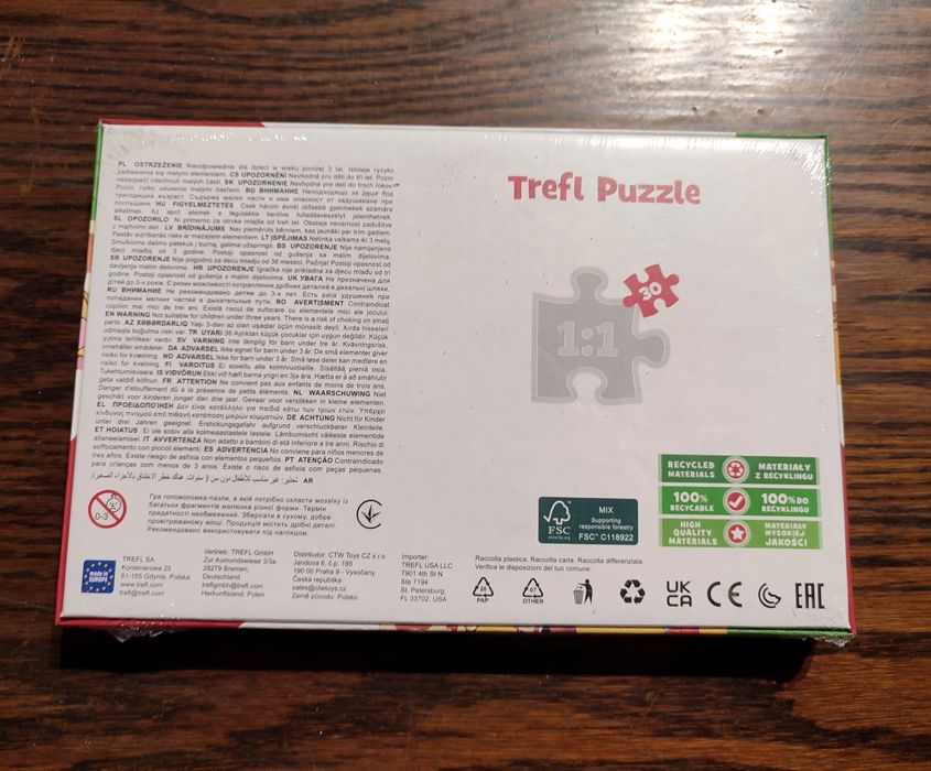 Puzzle Trefl 30 elementów Farma Krowy 18331
