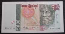 Nota 5000 escudos Vasco da Gama
