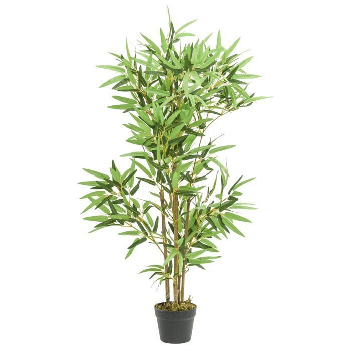 Vidaxl Sztuczny Bambus, 552 Liście, 120 Cm, Zielony