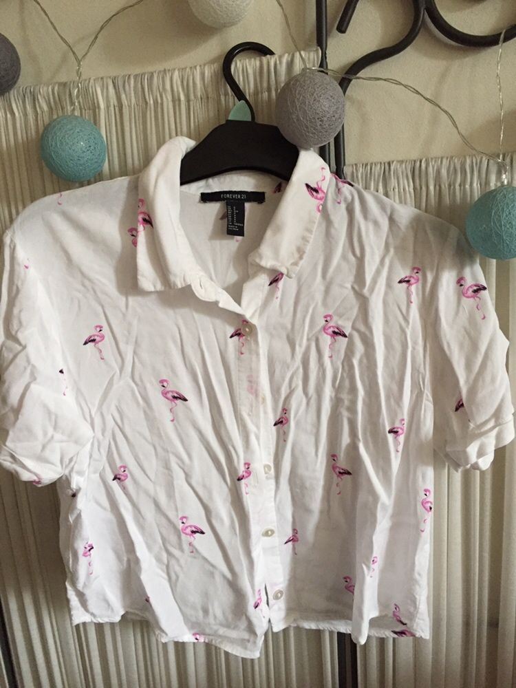 Koszulka we flamingi