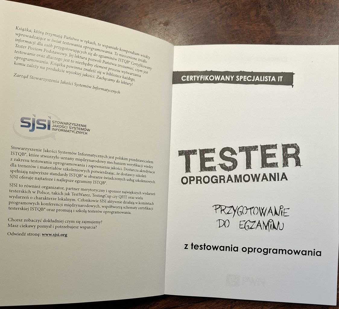 TESTER oprogramowania - przygotowanie do egzaminu