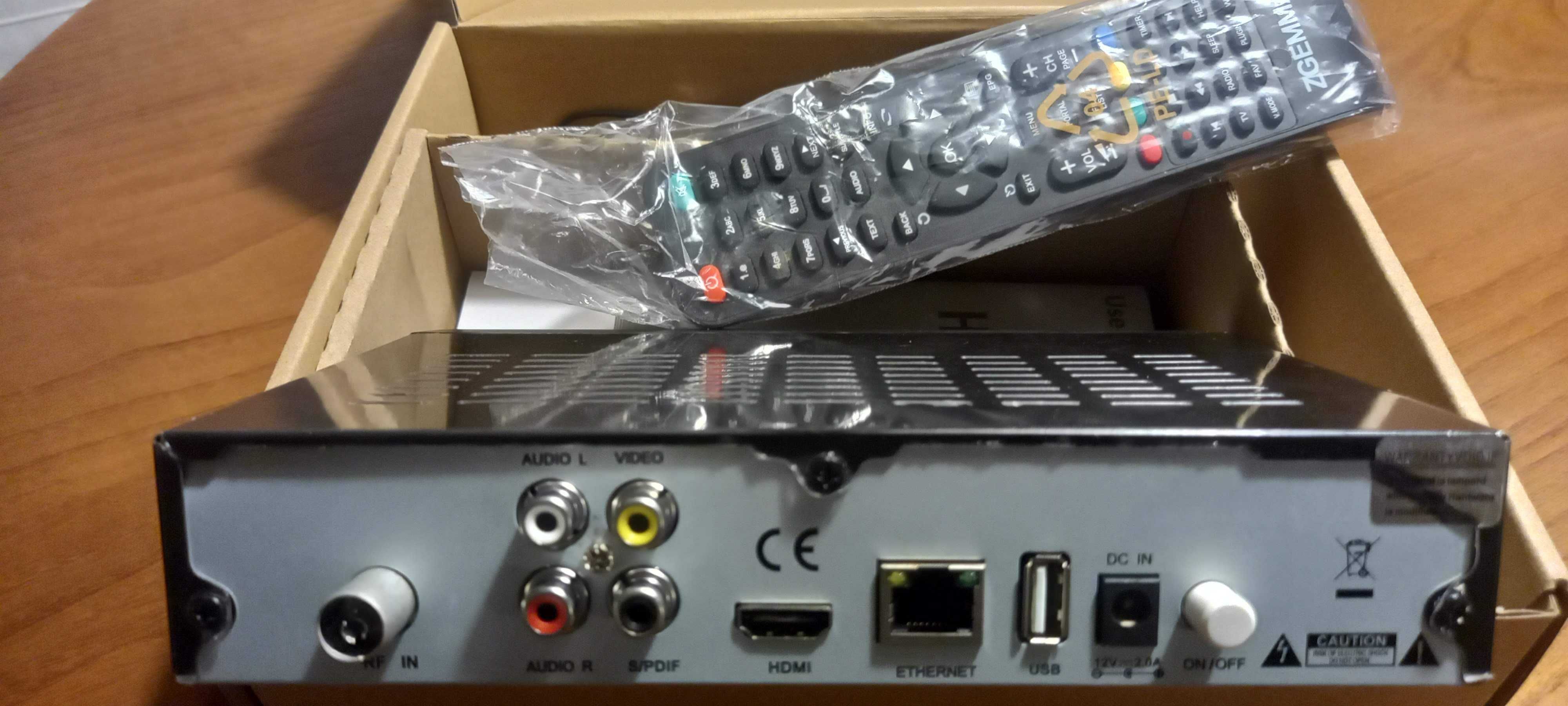 Recetor CABO ZGEMMA-STAR LC  (E2 Enigma2)